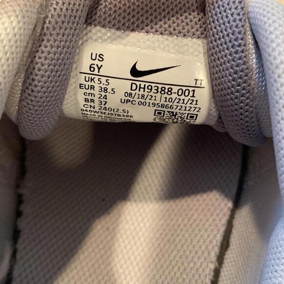 Nike Air Max motif women’s size 8 youth size 6 yellow grey white - Picture 4 of 6